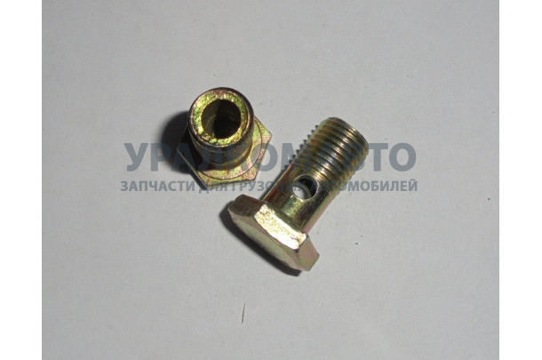 Болт полый топливной трубки M14 L=28 SHAANXI 90003962621A