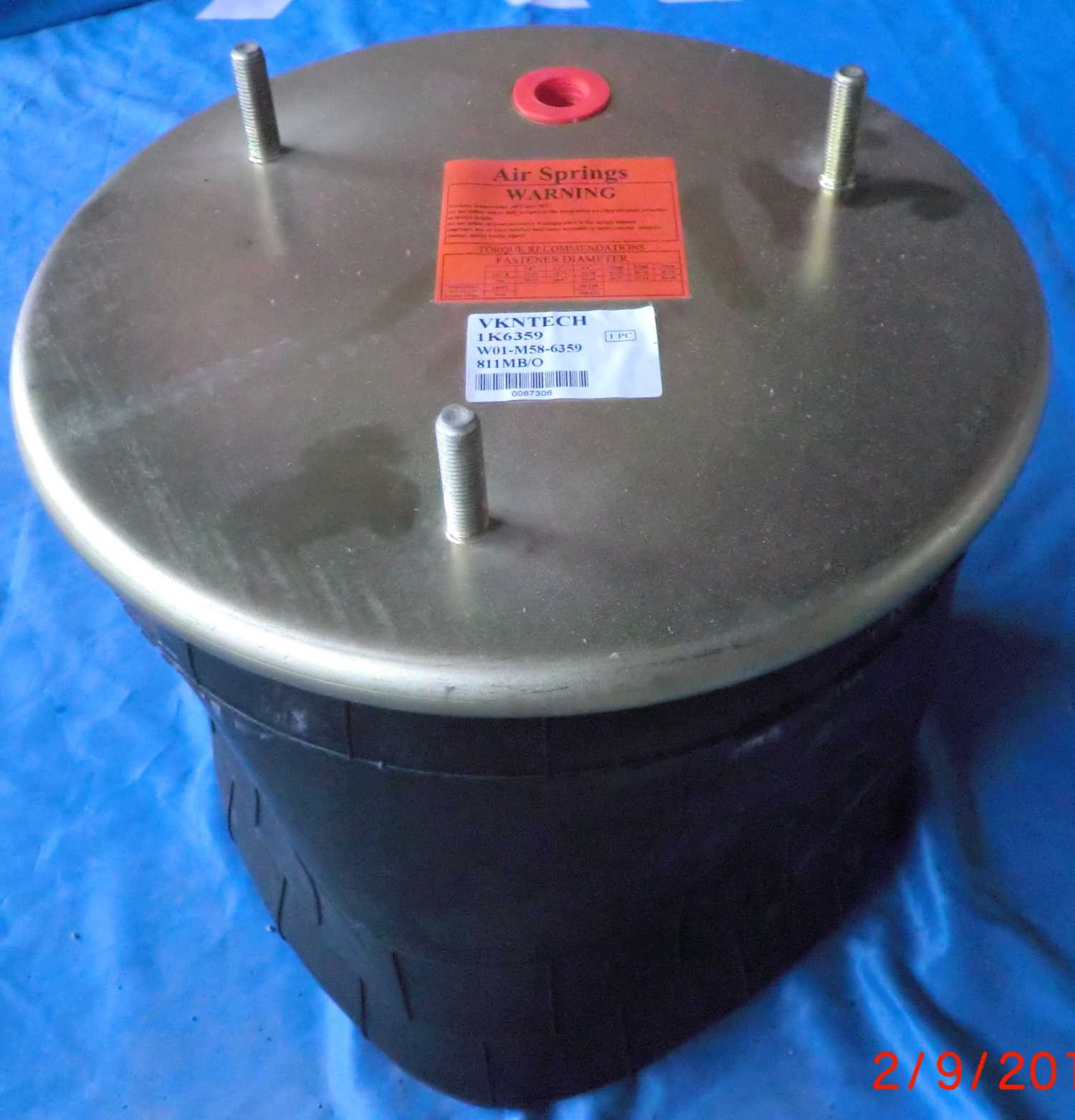 Пневмоподушка VKNTECH без стакана DAF (TRUCK SB3000) 811MB/O / W01M586359